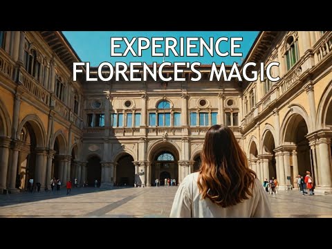 Florence Virtual 4K Stroll   Unveiling The Uffizi Courtyard Magic!