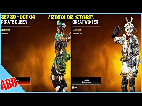 APEX LEGENDS ITEM SHOP TODAY - BLOODHOUND & FLATLINE RECOLORS, PIRATE QUEEN LIFELINE SKIN