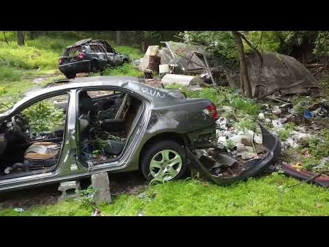 The Tragic Decay of Abandoned Cars and House