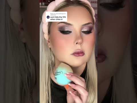 double chin contouring hack for snatched jawline #makeuptutorial #contourhack #contouring #makeuptip