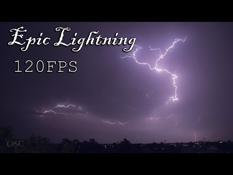 FREAK OF NATURE-Insane Lightning in Slow Motion