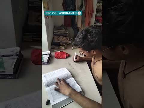 SSC CGL ASPIRANTS।#studyvlog #sscaspirantlife #minivlogandroid #study #shorts #sscvlog