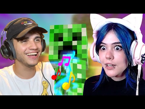 TROQUEI OS SONS DO MINECRAFT PELA NOSSA VOZ (ft. Say cat)