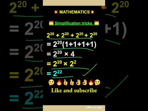 Simplification trick in maths #shorts #shortvideo #maths