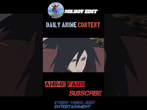 Madara Uchiha Action New Edit 🥵!?Madara Vs Shinobi Alliance🔥|"Naruto Shippuden"|#madarauchiha