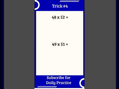 Tricky multiplication trick #shorts #shortsfeed #mathstricks