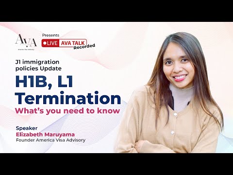 J1 Immigration Policies Update. AVA Talk (Record Live) EP.4 Talk by Elizabeth Maruyama