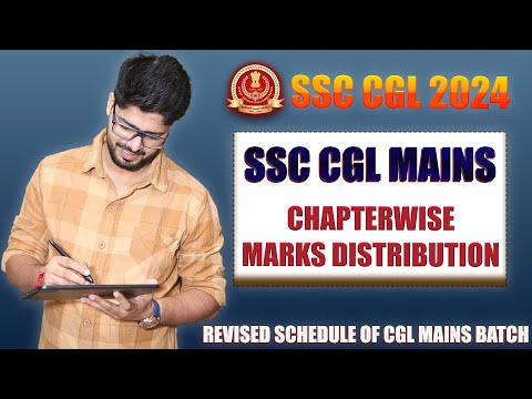 🔥Mathematics Chapterwise Weightage in SSC CGL MAINS ❤️ SSC CGL 2024 Mains Batch Announcement