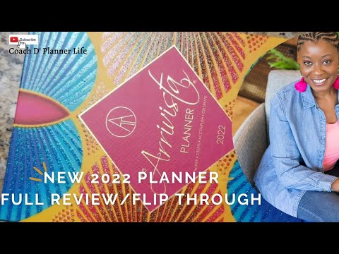 NEW 2022 Arrivista Inspire Planner Detailed Review| Planner Flip Through