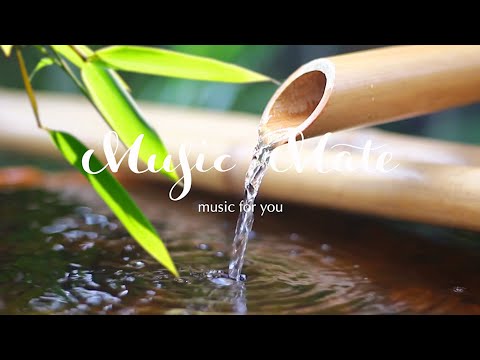 Soothing water sounds+Sleeping music☁Stress relief music, Meditation music, Healing music.