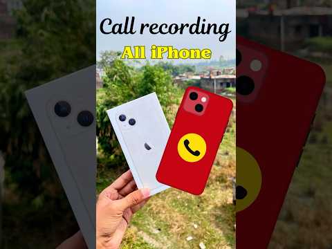 All iPhone Call Recording Possible ✔️