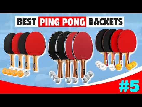 5 Best Ping Pong Rackets For 2024! || Best Table Tennis Paddle Review