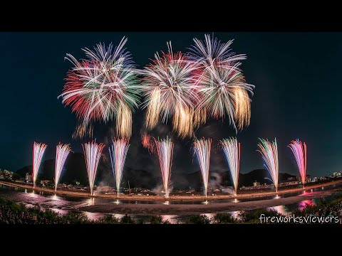 (VR180･3D) 2024.08.10 ぎふ長良川花火大会 第1章 未来への誓い　平和への思い-