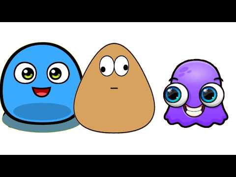 POU y sus amigos de siempre. Pou vs Moy 7 vs MyBoo.