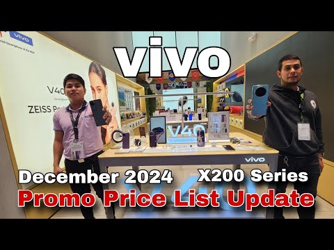 VIVO Promo Price List Update December 2024, Vivo X200 Series, Vivo V40 Series, Vivo Y19s