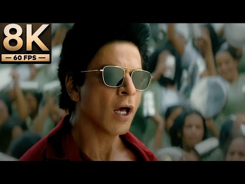 8K Remastered - Zinda Banda Full Song | Shahrukh Khan | Jawan