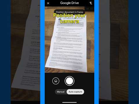 Scan Docs with Google Drive #shorts