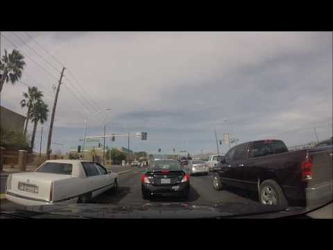 Stopping traffic on Las Vegas Boulevard