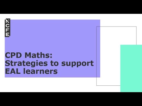 CPD Maths: Strategies to Support EAL Learners