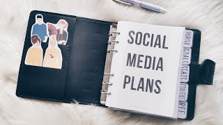 Social Media Planner Content Setup for the Planner Community|B6 Ring Planner Binder | Skippyskittle