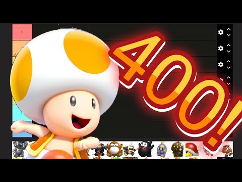 Ranking Mario Characters Tier List!!! | Pancake Gaming 400 Subscriber Special