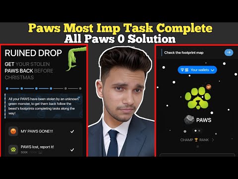 Paws Most Imp Task | Paws all token 0 Solution | Paws Listing