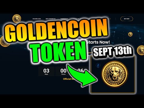 GoldenCoin Token - September 13th LAUNCH! - The Future Starts Now!