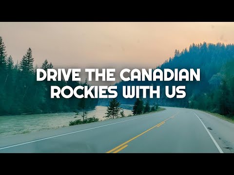 Drive through the Canadian Rockies with us | Jasper National Park to British Columbia | #Shorts