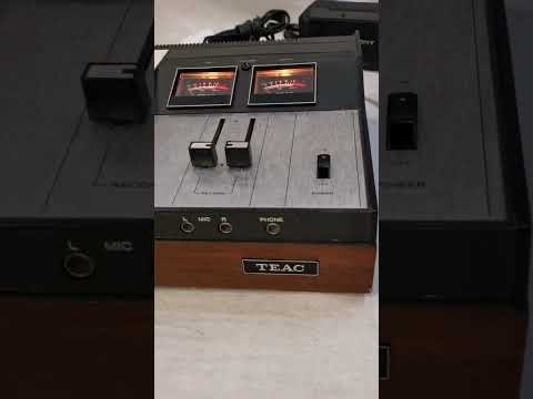 Resurrected a 1972 Teac A-210 stereo Cassette Tape Deck #1970s #vintage