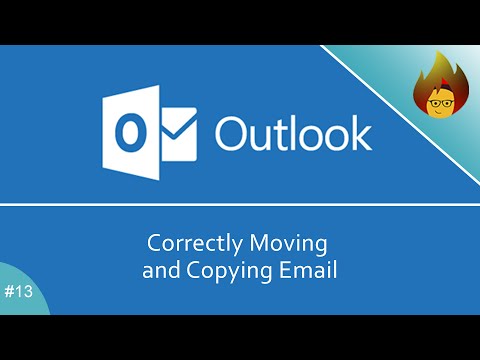 Correctly Moving and Copying Email | MS Outlook 365