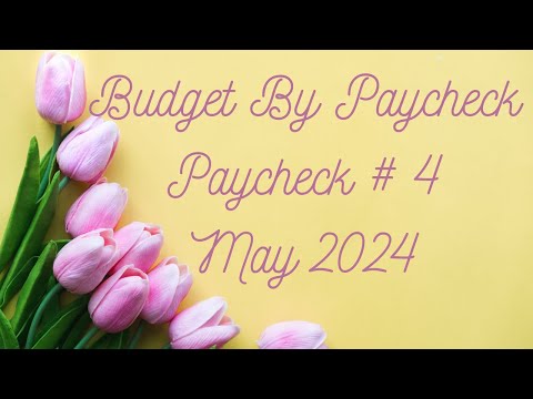 BUDGET WITH ME MAY 2024 WEEK 4 & 5 BUDGET SET UP#debtfreejourney #budgetbypaycheck #budgeting