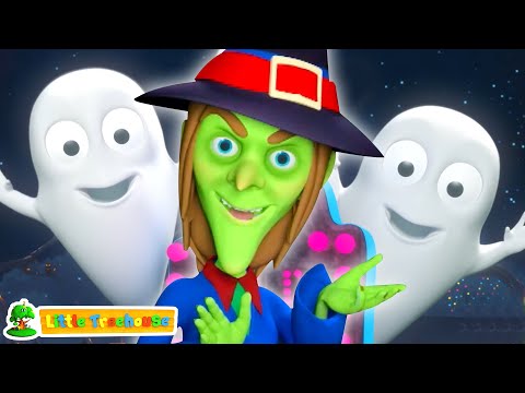 Five Skeletons Halloween Song & Spooky Cartoon Video for Kids