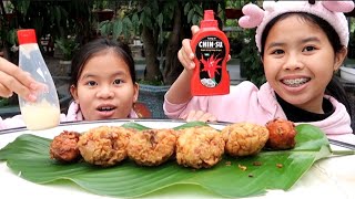 Cooking KFC chicken thighs at home, the kids eat deliciously, Duong cookie is very happy