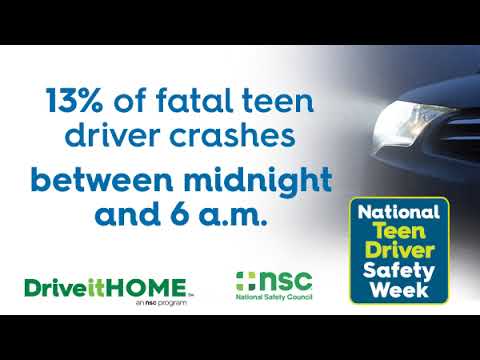 National Teen Driver Safety Week: Nighttime Driving Risks