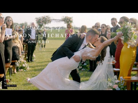 Alyson + Michael: A Wedding at Stone Tower Winery