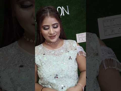 Trending Makeup Look For Engagement Ceremony, Dewey Makeup Look For Engagement, Engagement Dress