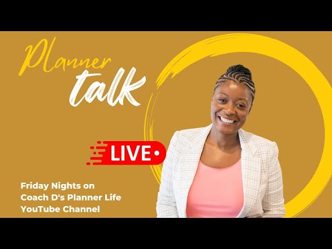 Planner Talk Live - Morning Planning Routine with Erin Condren Planners