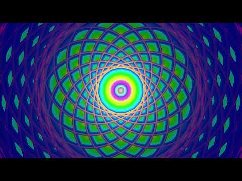 Hybrid Dimension - ( 1 Hour Psychedelic Trip Visuals & Fractals Zoom - Psy Goa Trance )