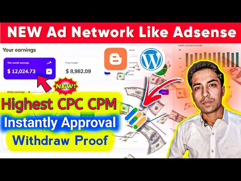 Best Ad Network for Your Website 2024 🔥 High CPC CPM Rates | Adx Ad Network Instant Approval 2023