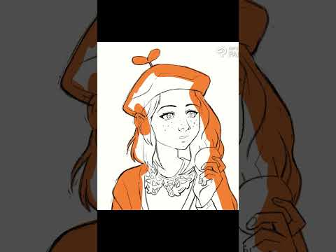 A Little Lemon | Anime Portrait Speedpaint #shorts #art