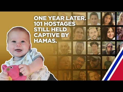 October 7: One Year Later. 101 hostages still captive in Gaza.