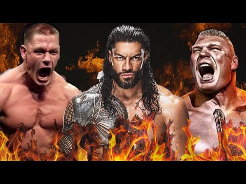 roman reigns vs brock lesnar roman reigns vs john cena brock lesnar vs john cena #wwe