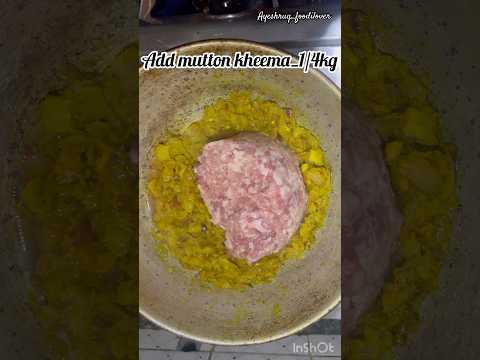 Mutton kheema Asmr Cooking #shorts #youtubeshorts #viral #food #cooking #mutton #nonveg