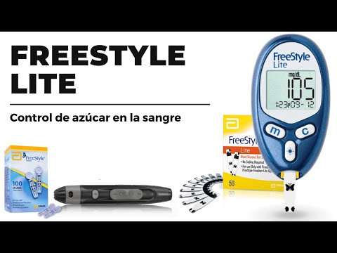 Mida el nivel de azúcar en la sangre con el medidor FreeStyle Lite