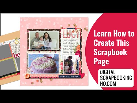 Introduction to Digital Scrapbooking with Melissa Shanhun