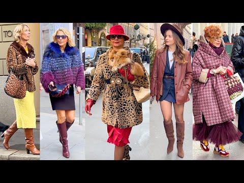 December 2024 Trending Fashion: Milan Winter Street Style & Elegant Chic Outfits ❄️