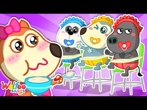 Three Little Kids Turn Into Babies - Siblings Songs | Kids Songs & Nursery Rhymes @WolfooFamilySongs