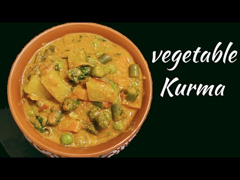 Veg Kurma Recipe in Kannada | ತರಕಾರಿ ಕುರ್ಮಾ |Vegetable Kurma for chapati, Parotta,Rice | Veg Kumar