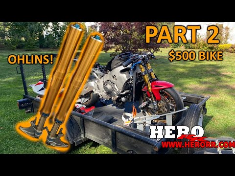 $500 Fireblade SP Part 2: Ohlins!!