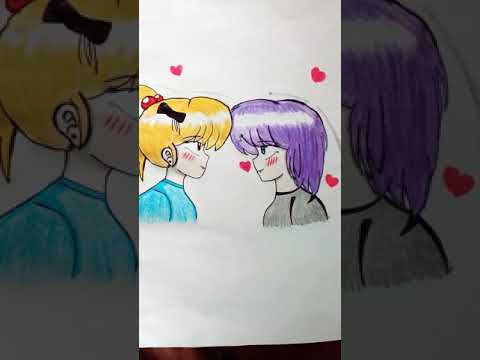 Niñas enamoradas (Yo lo dibujé ✍️)